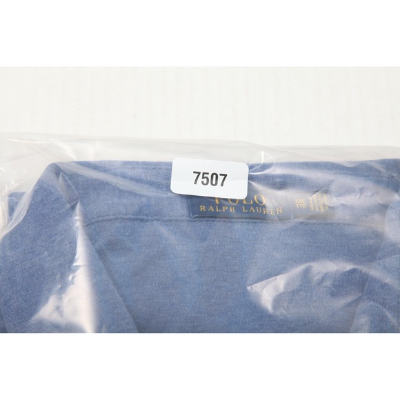 Polo Ralph Lauren Polo Shirt Mens 2XL Blue Heather Cotton Pony Logo Casual - Picture 11 of 11